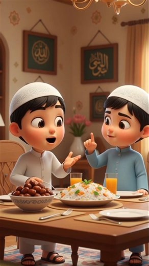 Ali Khana Shuru Kar Gaya! | Dua Before Eating | Ali Aur Qasim Islamic Story