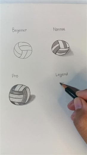 Sri Mulya on Instagram: "How to draw Volleyball 🏐 #art #artwork #draw #reels #reelsinstagram #artgallery #sketsa #sketch #sketsawajah #drawing #howtodraw #tutorial"
