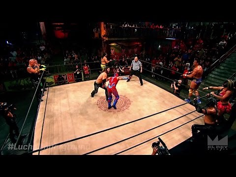 Lucha Underground 7/8/15: Atómicos Tag Team Match - FULL MATCH