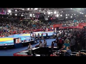 女子レスリング、伊調選手の表彰式