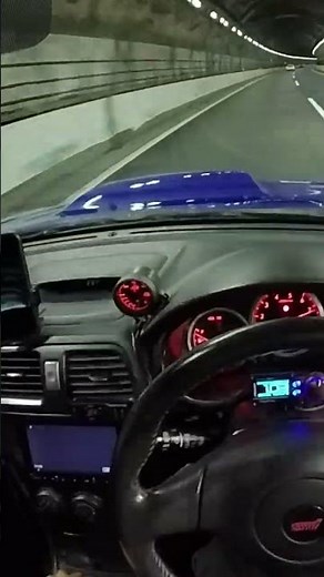 インプレッサ gdbトンネル加速サウンド