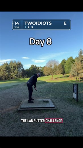 Day 8 of the LAB Putter challenge #golf