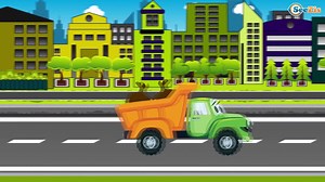 Diggers Cartoon for Children - The Crane with The Excavator. Trucks Construction Cartoons for kids