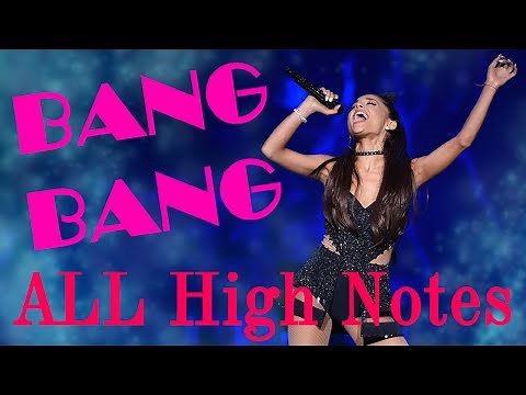 (G5) Ariana Grande's Live "High Note" Attempts in Bang Bang 2015
