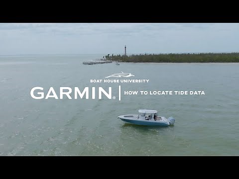 Garmin Marine GPS Tutorials - How to Locate & Read Tide Data on GPS Chart Plotters