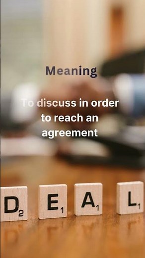 Word of the Day: Negotiate