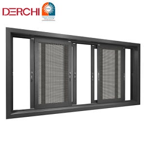 [Hot Item] Sound Proof Double Glazed Tempered Glass Aluminum Small Sliding Windows