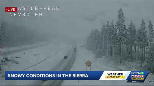 California atmospheric river | Chain controls issued in Sierra | Updates at noon December 22, 2025