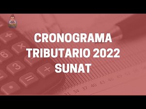 Cronograma Tributario 2022 SUNAT