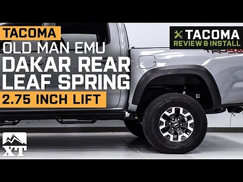 2005-2021 Tacoma Old Man Emu Dakar Rear Leaf Spring for 2.75-Inch Lift Review & Install