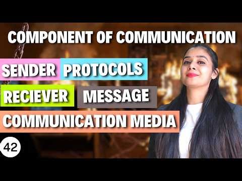 Component of Communication | Sender, Receiver, Message, Protocol, Communication Media | 12 CS