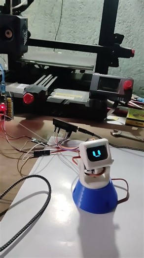 mini desktop robot #oled #arduinoproject #emoji