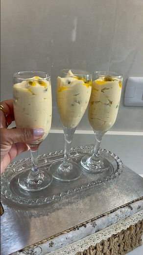 Passion Fruit Dessert in a Glass 🍨