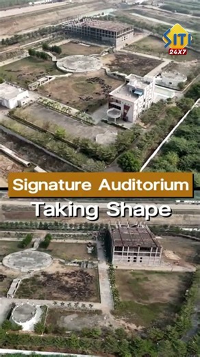 Signature Auditorium Construction in Amaravati | Brahmakumaris Retreat Centre Progress| #Amaravati