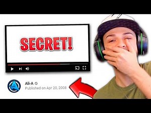 Ali-A REACTS to his FIRST *SECRET* YOUTUBE VIDEO!