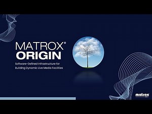 Matrox ORIGIN Demo | Scalable Cloud Production with Over 100 Live Sources