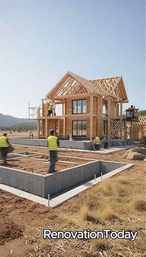 I Built a Luxury Wooden Resort From Scratch #construction #renovationtoday