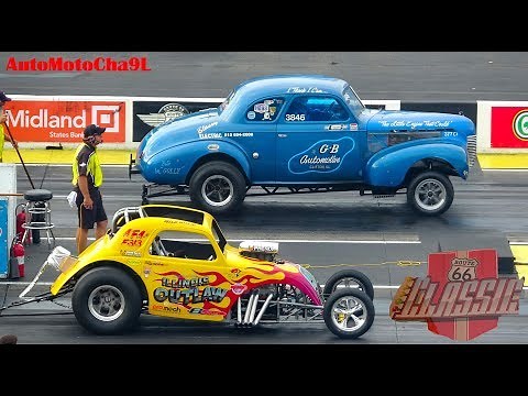 GOOD OLD DAYS NOSTALGIA CARS DRAG RACING 60s GASSERS FUNNY CARS