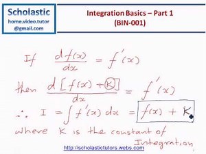 Constant of Integration