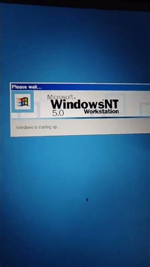 Windows Nt Workstation 5.0 startup #tech