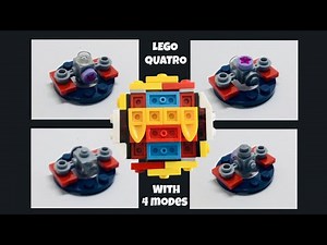 WORKING LEGO QUATTRO DRIVER With 4 modes! | Lego Beyblade Review | Y-tastic
