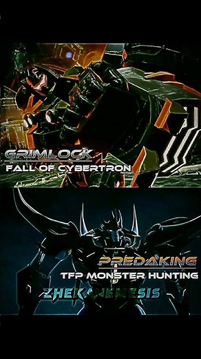 grimlock vs predaking #Dinobots #grimlock #predacons #predaking #zhekanemesis #transformersedit
