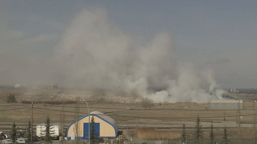 ‘Stubborn’ Calgary landfill fire finally extinguished Saturday afternoon, crews remain on scene