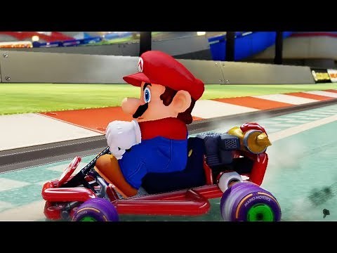 Mario Kart 8 Deluxe - Mushroom Cup 200cc (Mario Gameplay)