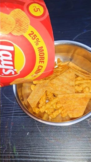 lays kurkure bingo mixing #chips #shortvideo