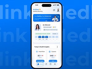 Medical App UI Design – Simplifying Healthcare Access! 🩺📱