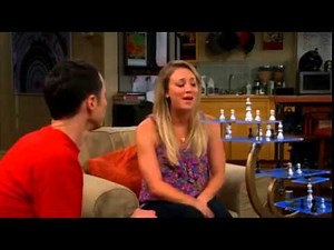 TBT-Sheldon and Penny misses Leonard. (the big bang theory)