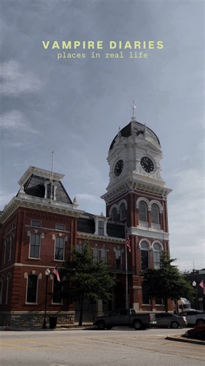 the FilmTripper on Instagram: "real life mystic falls ❣️❣️❣️ Full Travel Guide for all things Vampire Diaries if you’re going to Georgia this year: Mystic Falls Welcome Sign 📍Covington Welcome Centre, 1143 Oak St SE, Covington Clocktower 📍 1124 Clark St SW, Covington, GA Lockwood Mansion 📍2129 East St, Covington Mystic Grill 📍 1116 Clark St, SW, Covington Prison World Grocery Store 📍 Bell’s Grocery Store: 11377 Brown Ridge Rd, Covington, GA Salvatore House 📍Glenridge Hall (demolished in 20