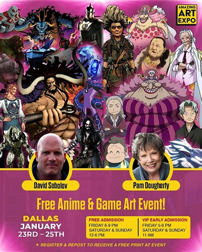 Free Dallas Anime/Game  Art & Cosplay Extravaganza