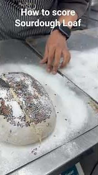 How to score Sourdough Loaf | Bread scoring