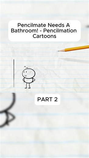 Pencilmate Needs A Bathroom! - Pencilmation Cartoons