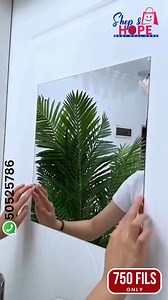 This wall mirror sticker is made of Acrylic. Not Plastic, non-friable, anti-corrosion, and safer than the old-style mirror at Shop & Hope Kuwait! . . . . #mirrors #shopandhopekuwait #kuwait #Shophope #shopandhope #shophopeonline #mirror #interiordesign #jacksonwang #homedecor #ways #got #mirrorselfie #design #art #teamwang #glass | Shop & hope