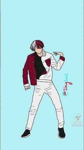 Todoroki 🔥 Dance animation | My Hero Academia