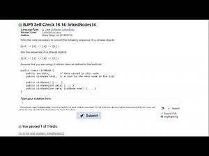 Java Practice-It || 16.14 linkedNodes14 || ListNodes, LinkedLists