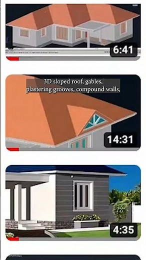 AutoCAD 3D HOUSE #autocad #autocadtutorial