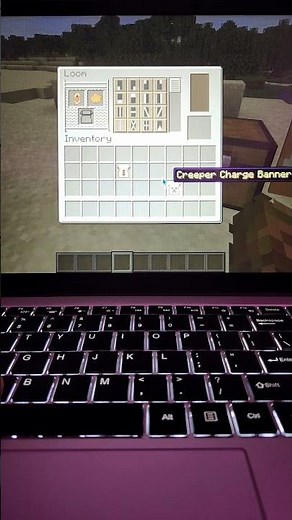 how to make a fox Banner in Minecraft #minecraft #fun #music #fypシ