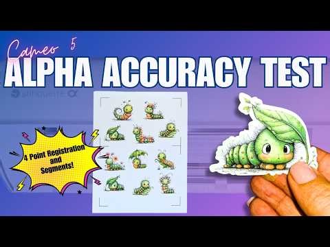 Cameo 5 Alpha Accuracy Test… and the Barcode Problem