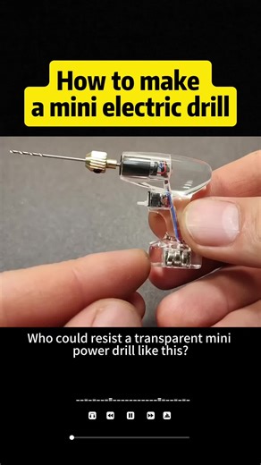 How to Create a Mini Electric Drill at Home