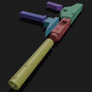 Luty's Submachine-Gun / SMG ( Prop-Gun ) 1/1 Scale