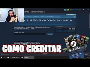COMO ATIVAR O CARTÃO STEAM