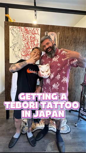 Uncle Chronis | BODY PIERCING / MODIFICATION ARTIST on Instagram: "Tokyo nights, ancient art, and a story inked in tradition. 🌌✨ On the back of my neck, under the skilled hands of @horisoh , a tebori tattoo came alive — every hand-carved line carrying centuries of Japanese craftsmanship. 🖋️🇯🇵 I chose the Tanuki — the mischievous spirit of folklore, a bringer of joy, luck, and a little magic wherever it roams. 🍃🦝 And when the ink was done, there was only one way to end the day: with a steam