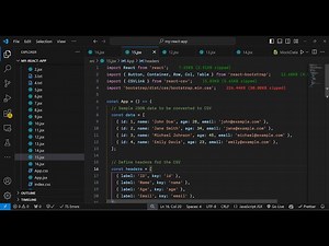 Build a React.js CSV File Generator From Tablular Data Using react-csv Library