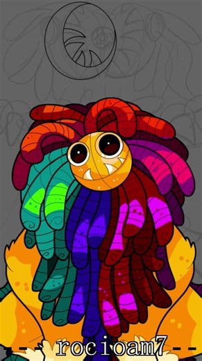 Timelapse 209# Yarnaby Fanart #Shorts #speedpaint #art #digitalart #yarnaby #poppyplaytime