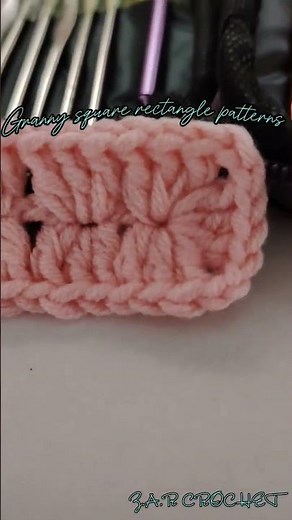 granny square rectangle patterns simple & easy #crochet#crochetpattern #crocheting #diy #handmade