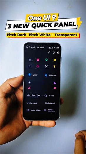 One Ui 9 Quick Panel | Samsung Concept 🔥