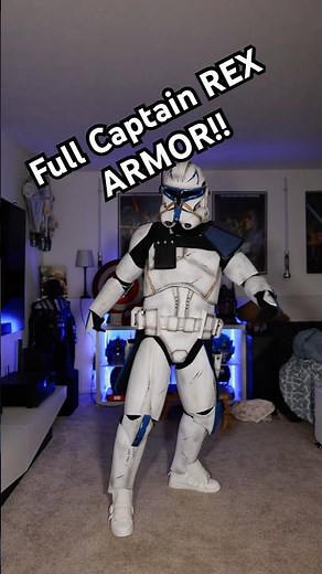 FULL READY TO WEAR CAPTAIN REX ARMOR #cosplay #cosplayer #starwars #captainrex #shorts